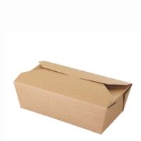 MEDIUM KRAFT MICROWAVEABLE FOOD BOX  985ml 1x250