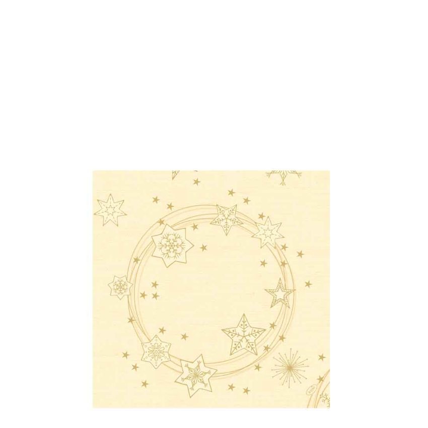 DUNISOFT STARSHINE CREAM 40cm NAPKIN   1x360