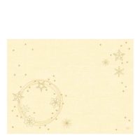 DUNICEL STARSHINE CREAM 30cm x 40cm PLACEMATS   1x500