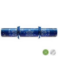 12inch SNOWFLAKE BLUE CRACKER 1x50