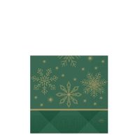 33cm 3ply RHOMBUS GREEN TISSUE NAPKIN   1x1000