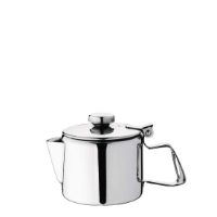 OLYMPIA CONCORDE STAINLESS STEEL TEAPOT 290ml SINGLE