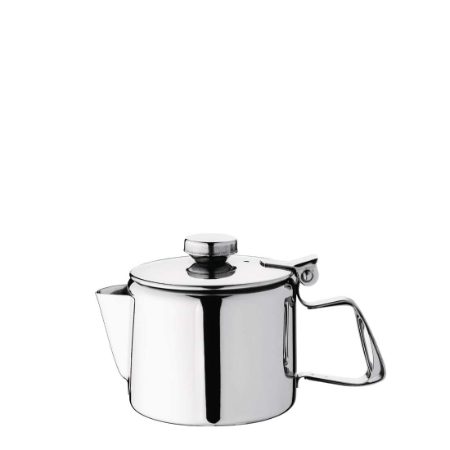 OLYMPIA CONCORDE STAINLESS STEEL TEAPOT 290ml SINGLE