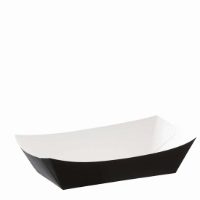 MEAL TRAY LARGE BLACK CARD 1x500