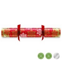 11inch  SNOWFLAKE RED CRACKER   1x100