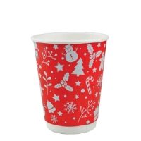 12oz SANTA CLAUS RED CHRISTMAS CUP 1x500