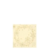 33cm 3ply STARSHINE CREAM TISSUE NAPKIN   1x500