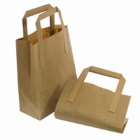 CARRIER BAG BROWN SOS  LARGE   254x394x305mm    1x250