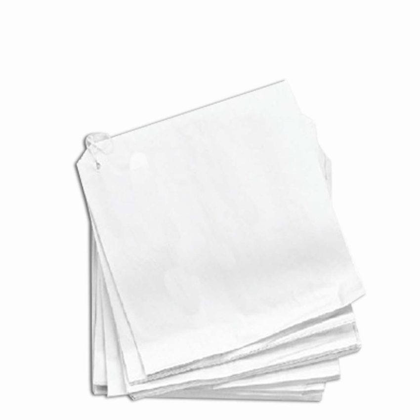 BAG PAPER WHITE SULPHITE 10x10 inches STRUNG 1x1000