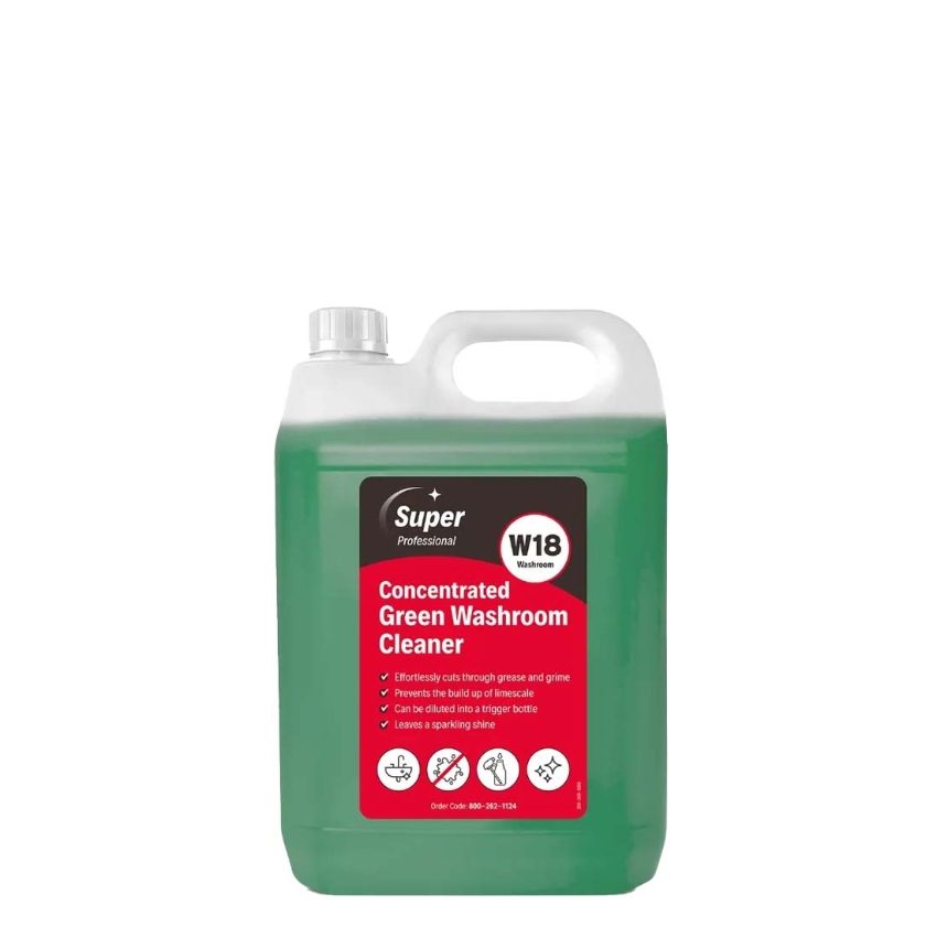 CONCENTRATED GREEN WASHROOM CLEANER 2x5ltr