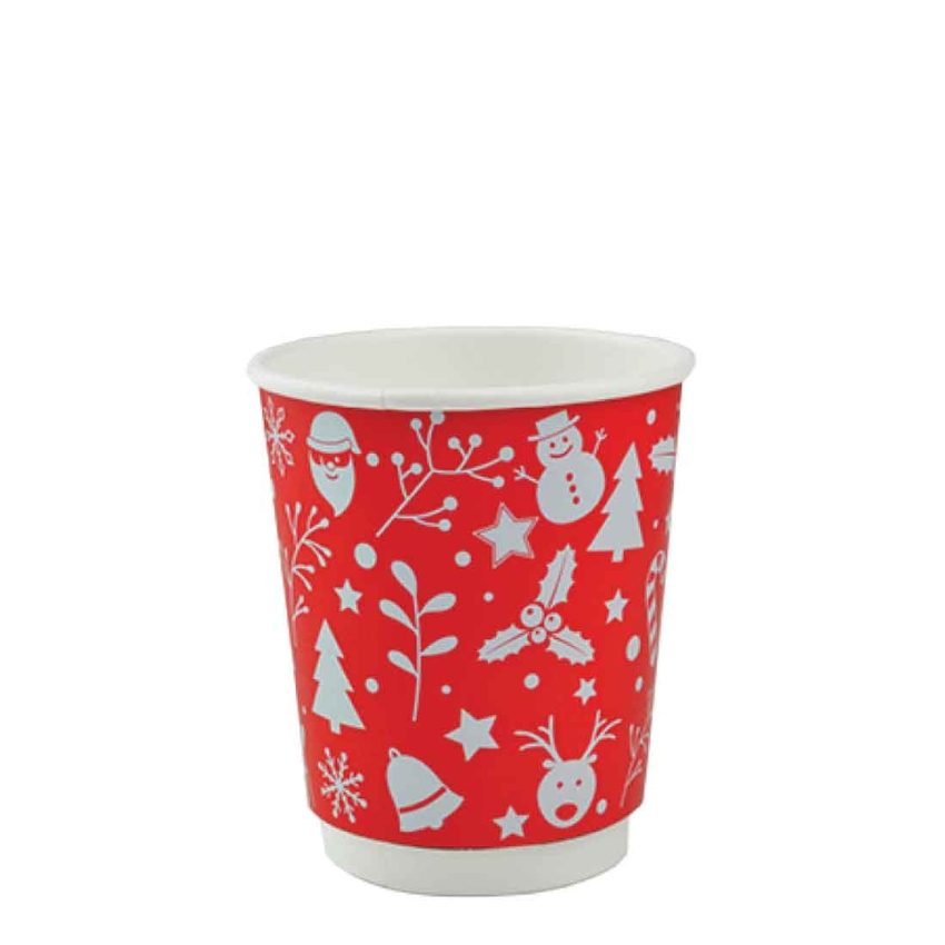 8oz SANTA CLAUS RED CHRISTMAS CUP 1x500