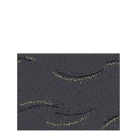 DUNICEL GOLDEN STARDUST BLACK 30cm x 40cm PLACEMATS   1x500