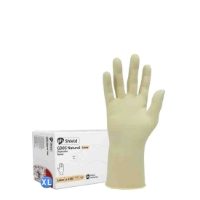 CLEAR LATEX GLOVE POWDER FREE (extra large) 10x100 (case)