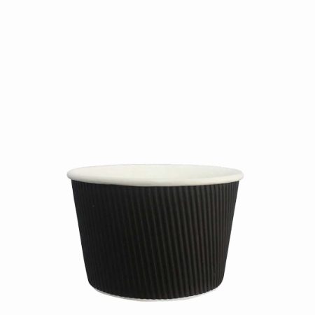 PASTA POT BLACK RIPPLE SQUAT 16oz 1x500