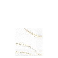 33cm 3ply GOLDEN STARDUST WHITE TISSUE NAPKIN   1x500