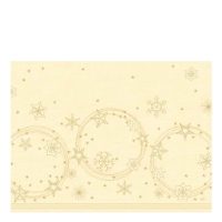 DUNI PAPER STARSHINE CREAM 30cm x 40cm PLACEMATS   1x1000