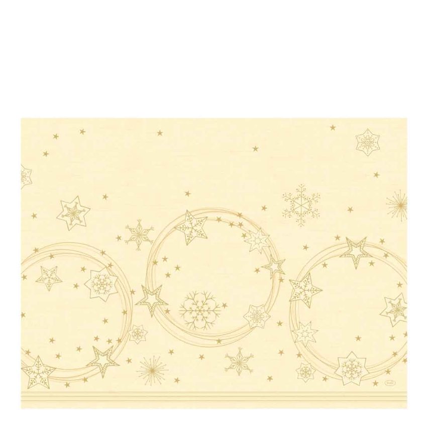 DUNI PAPER STARSHINE CREAM 30cm x 40cm PLACEMATS   1x1000