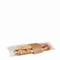 KRAFT BAGUETTE COLLAR WITH PERFORATED FILM 1x1000