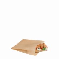 CONTACT GRILL BAG COMPOSTABLE KRAFT  195x170x40mm   1x500
