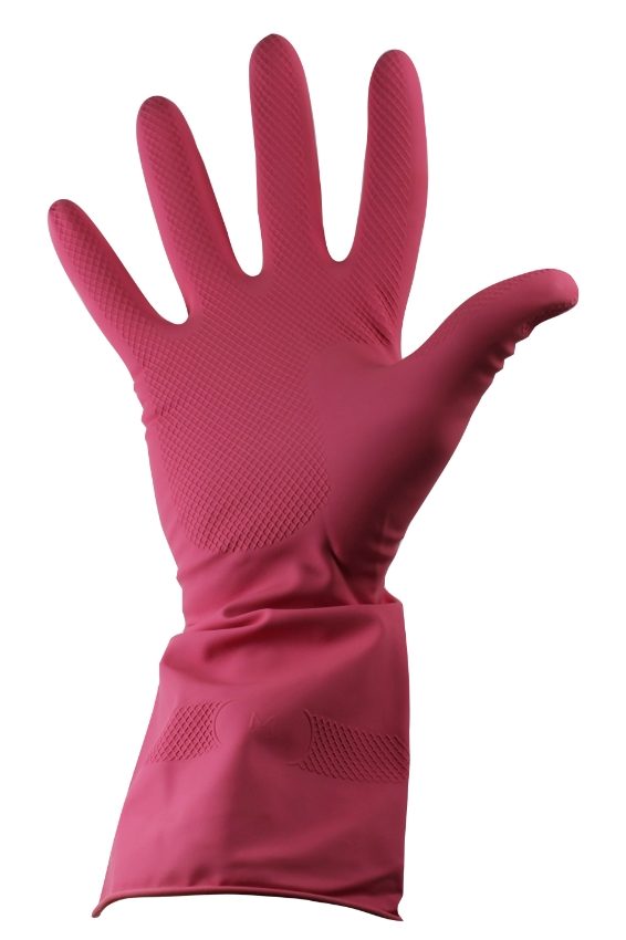 RUBBER GLOVE RED SMALL 12x12 (CASE)