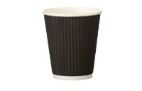 12oz Tall Ripple Coffee Cup (Black)(500pk)