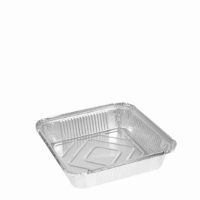 FOIL CONTAINER 9x9 inches 239x239x50mm DEEP 1x200