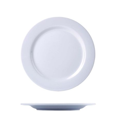 MELAMINE WHITE PLATE 7 inch  SINGLE