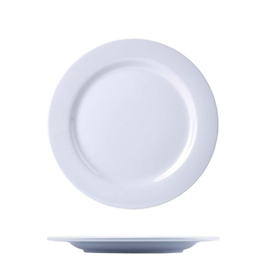 MELAMINE WHITE PLATE 7 inch  SINGLE