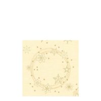 DUNILIN STARSHINE CREAM 40cm NAPKIN   1x225