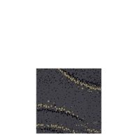 33cm 3ply GOLDEN STARDUST BLACK TISSUE NAPKIN   1x500