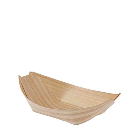 LARGE PINEWOOD NATURE BOAT 190mm 1x1000