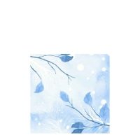 DUNISOFT FROSTED WINTER 40cm NAPKIN   1x360