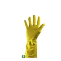 RUBBER GLOVE YELLOW (small)   1x12   (packet)