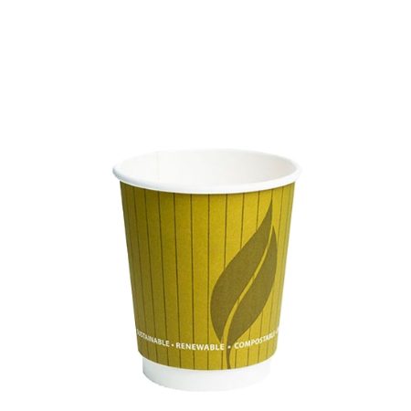 8oz DOUBLE WALL ENVIROWARE LEAF HOT CUP 1x500