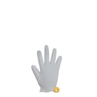 GLOVES WHITE COTTON LARGE  SIZE 9  1x10 pairs