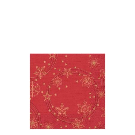 40cm 3ply STARSHINE RED TISSUE NAPKIN   1x1000