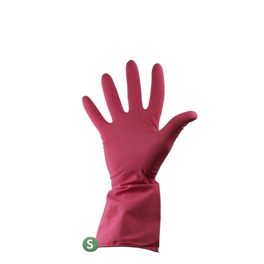 RUBBER GLOVE RED (small)   12x12   (case)