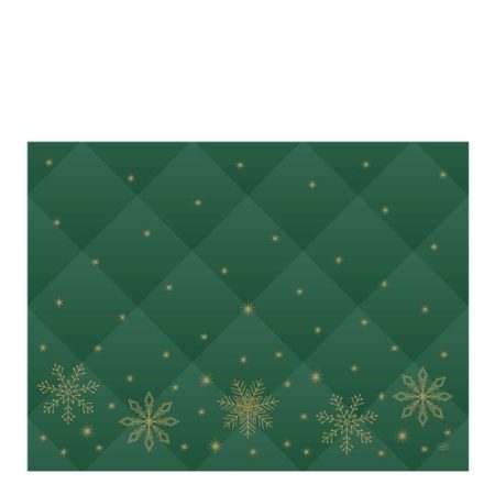 DUNI PAPER RHOMBUS GREEN 30cm x 40cm PLACEMATS   1x1000