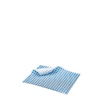 GREASEPROOF PAPER  GINGHAM BLUE  25cm x 20cm   1x1000