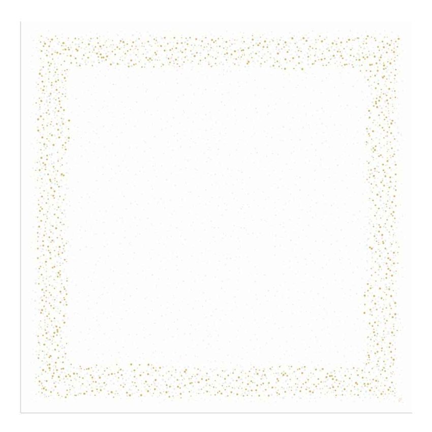 DUNICEL GOLDEN STARDUST WHITE 84cm SLIPCOVER   1x100