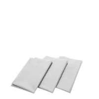 WHITE FLAT PACKED POLY APRON  1x1000